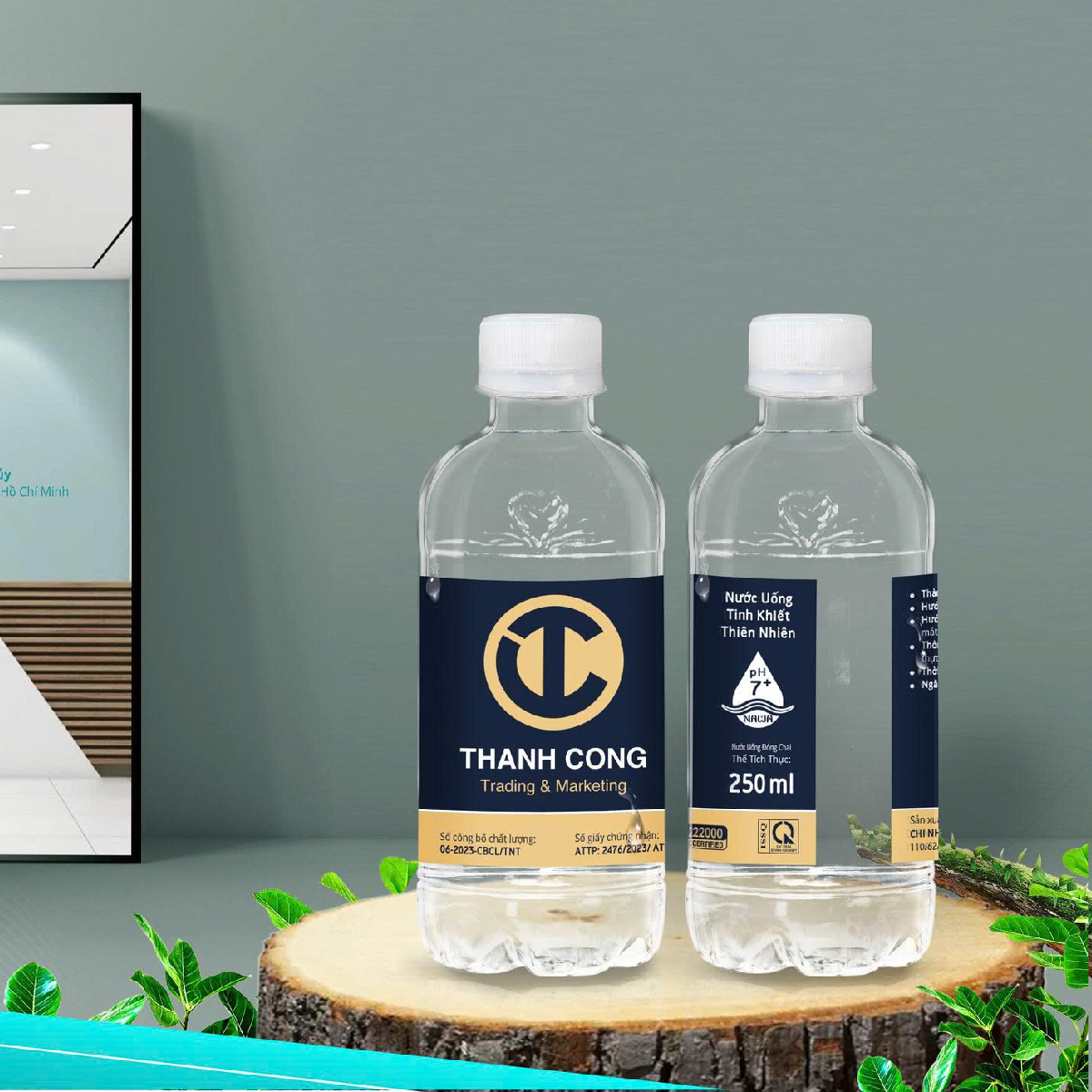 Gia công nước đóng chai 250ml - Thành Công